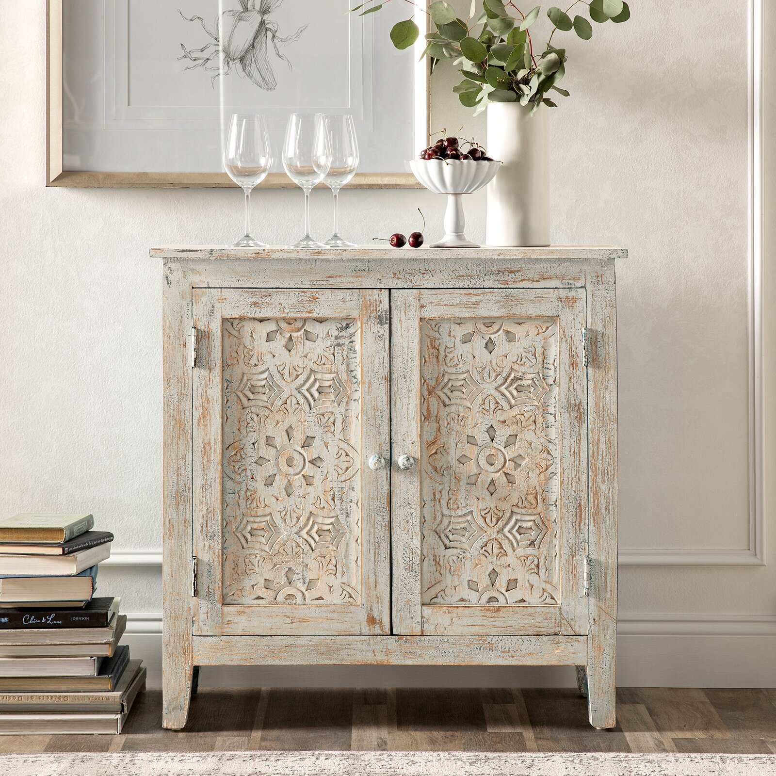Moroccan Style Accent Cabinet
