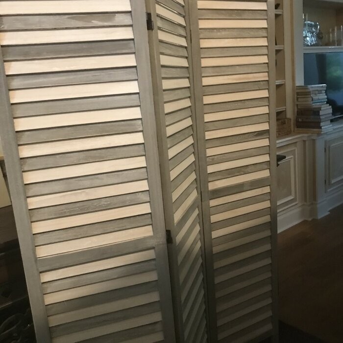 National City 50'' W x 70'' H 3 - Panel Wood Folding Room Divider