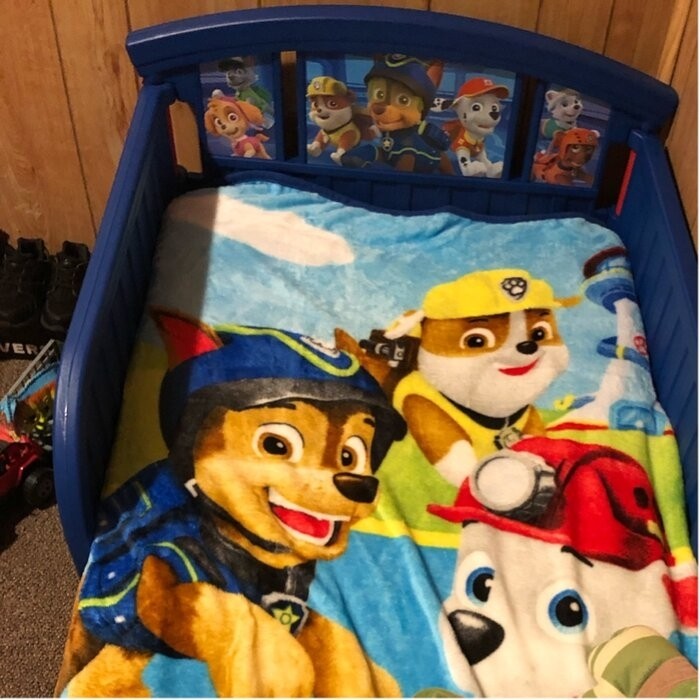 Nick Jr. PAW Convertible Toddler Bed