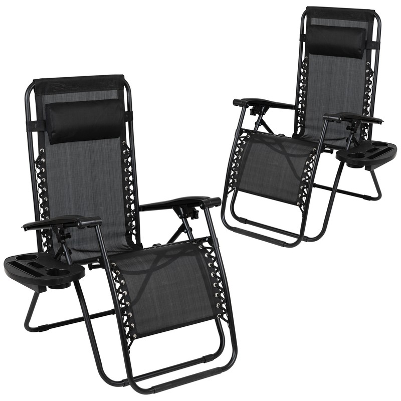 Niko Adjustable Folding Mesh Zero Gravity Recliner Patio Chair