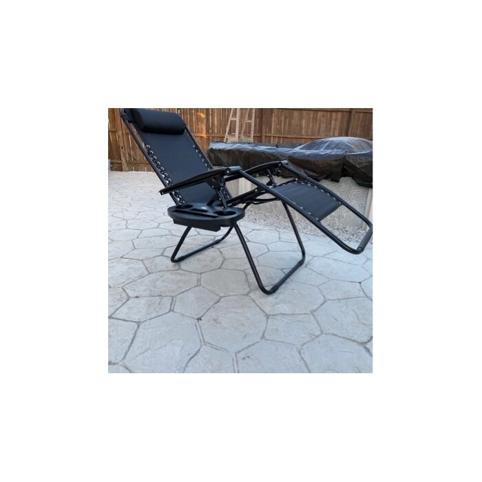 Niko Adjustable Folding Mesh Zero Gravity Recliner Patio Chair