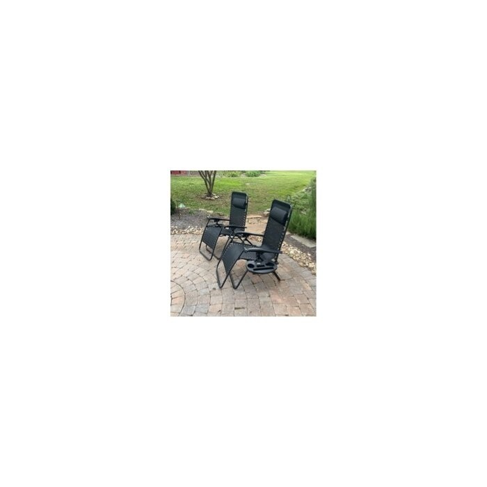 Niko Adjustable Folding Mesh Zero Gravity Recliner Patio Chair