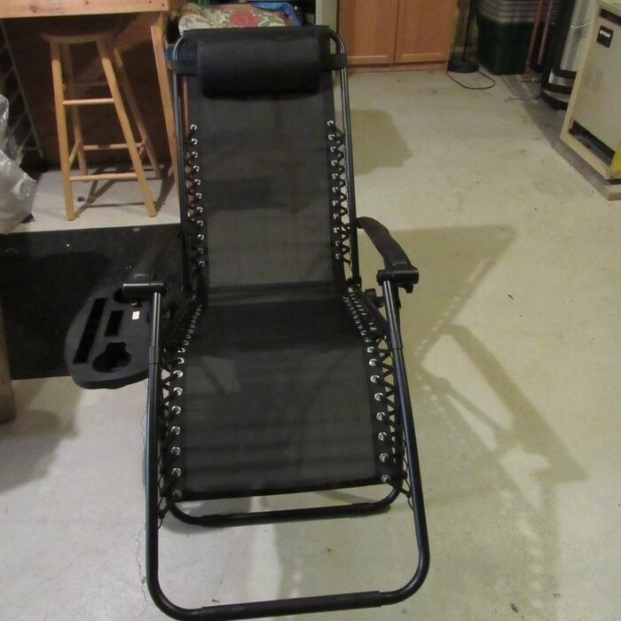 Niko Adjustable Folding Mesh Zero Gravity Recliner Patio Chair