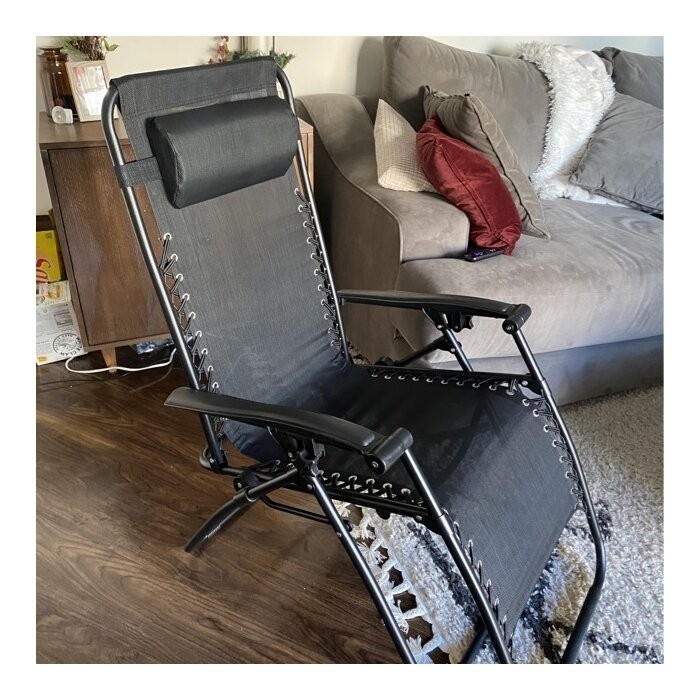 Niko Adjustable Folding Mesh Zero Gravity Recliner Patio Chair