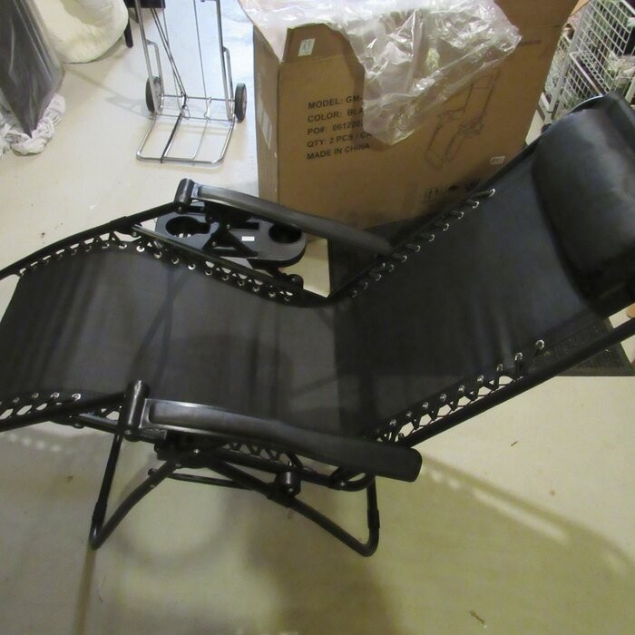 Niko Adjustable Folding Mesh Zero Gravity Recliner Patio Chair