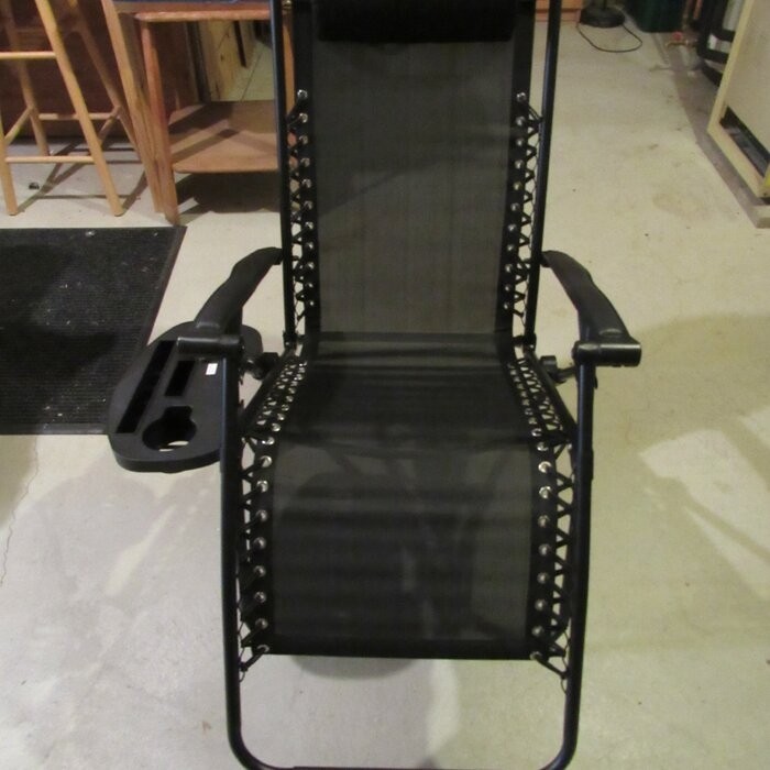 Niko Adjustable Folding Mesh Zero Gravity Recliner Patio Chair