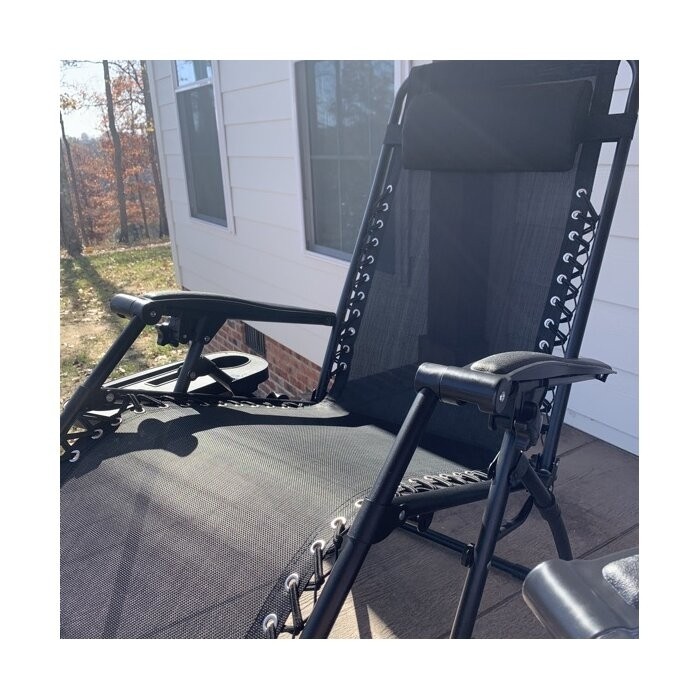 Niko Adjustable Folding Mesh Zero Gravity Recliner Patio Chair