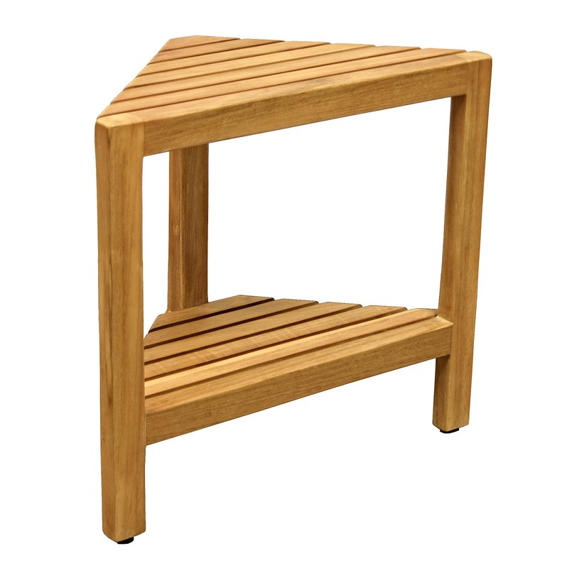 Noell 19.7'' W Teak Shower Bench