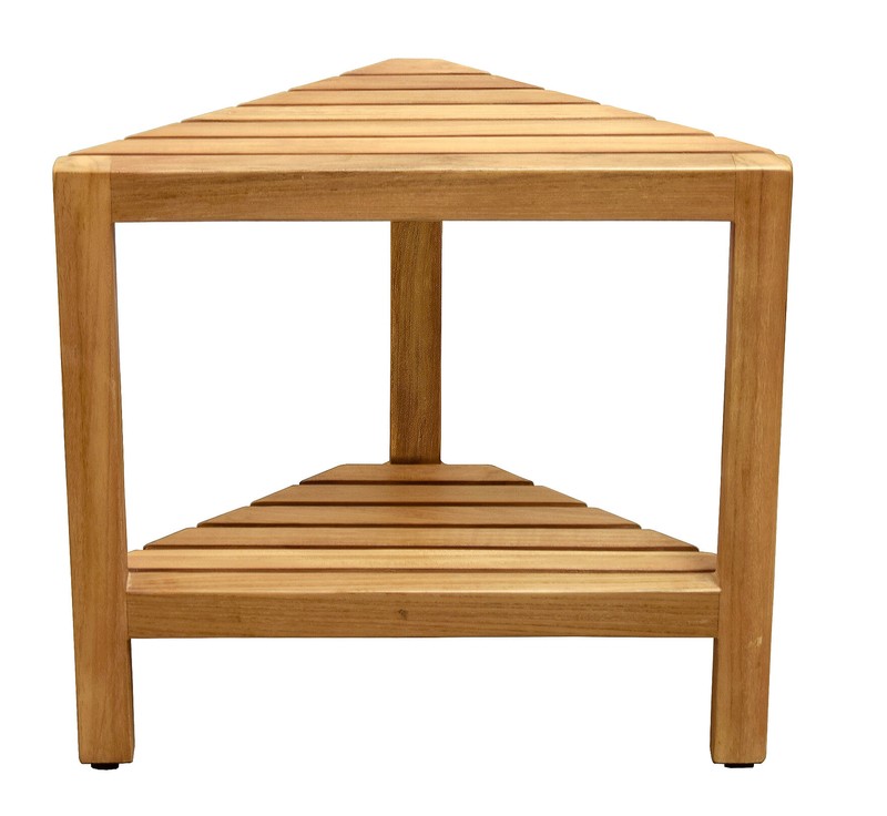 Noell 19.7'' W Teak Shower Bench