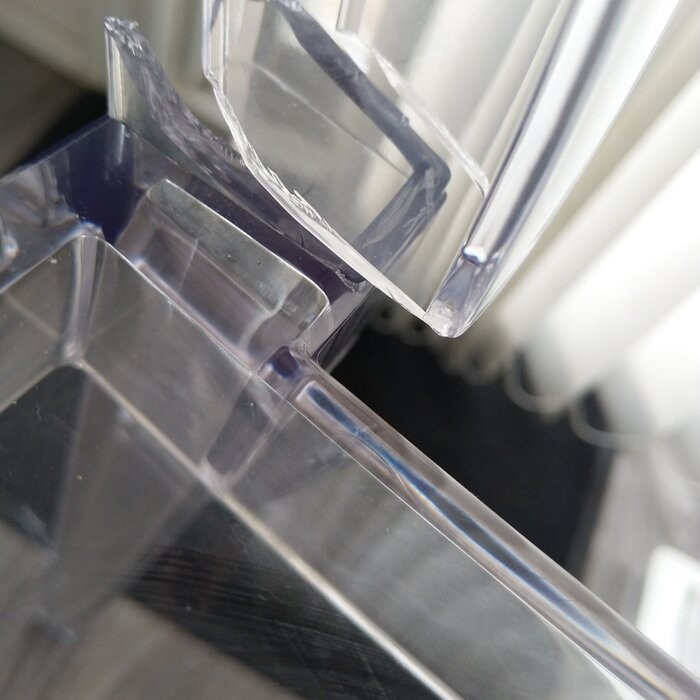 Normand Stacking Side Chair in Clear