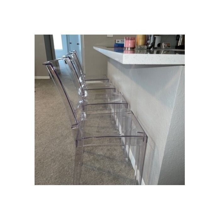 Normand Stacking Side Chair in Clear