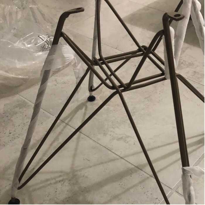 Nunley Stacking Arm Chair in Clear