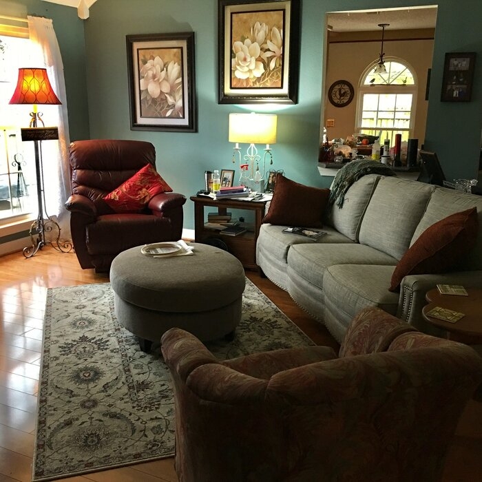 Oakhill 102" Wide Symmetrical Sectional with Ottoman
