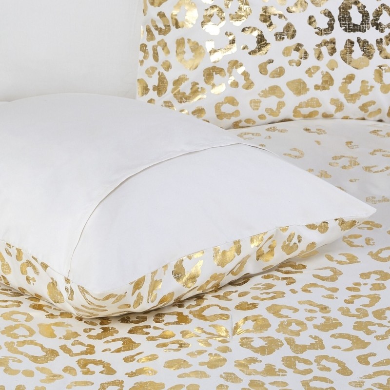 Oceane Gold/Ivory Microfiber Comforter Set