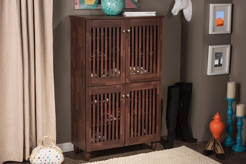 Office Home 18 Pair Shoe Storage Cabinet