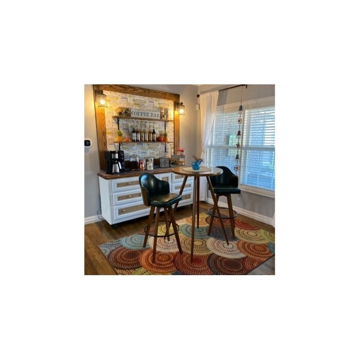 Orchard Hill 2 - Person Bar Height Solid Wood Dining Set
