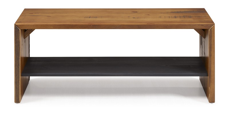 Osterhoudt Solid Wood Shelves Storage Bench