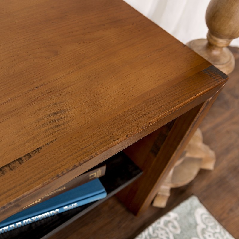 Osterhoudt Solid Wood Shelves Storage Bench