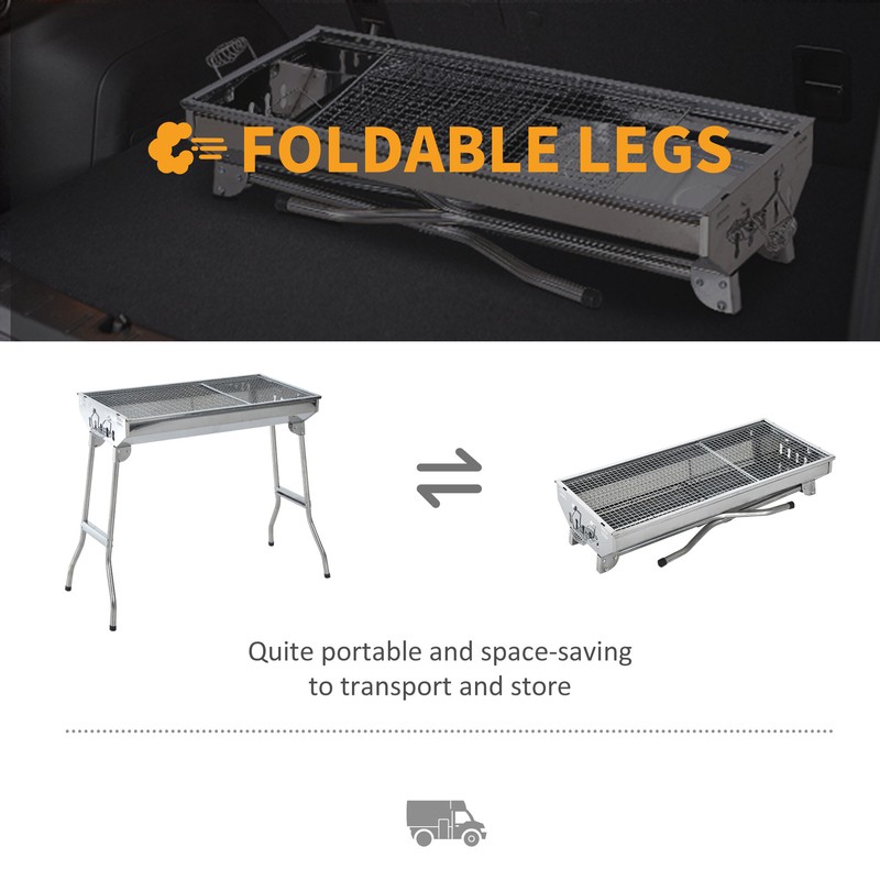 Outsunny 13"" Barrel Charcoal Grill