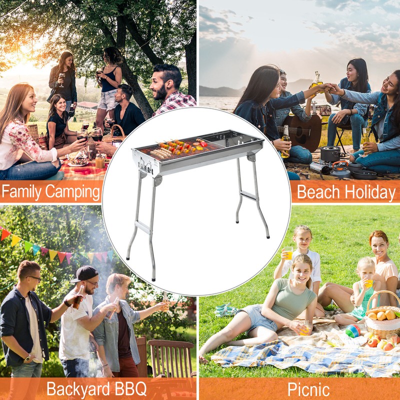 Outsunny 13"" Barrel Charcoal Grill