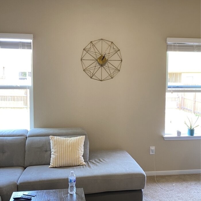 Oversized Huckstep 24" Wall Clock