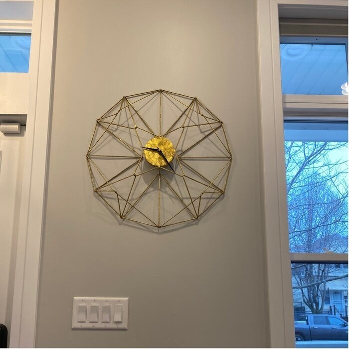 Oversized Huckstep 24" Wall Clock
