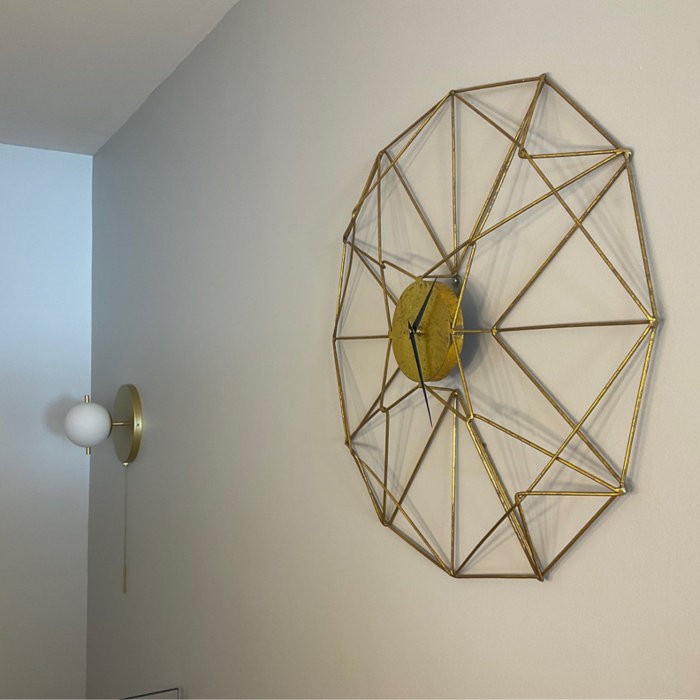 Oversized Huckstep 24" Wall Clock