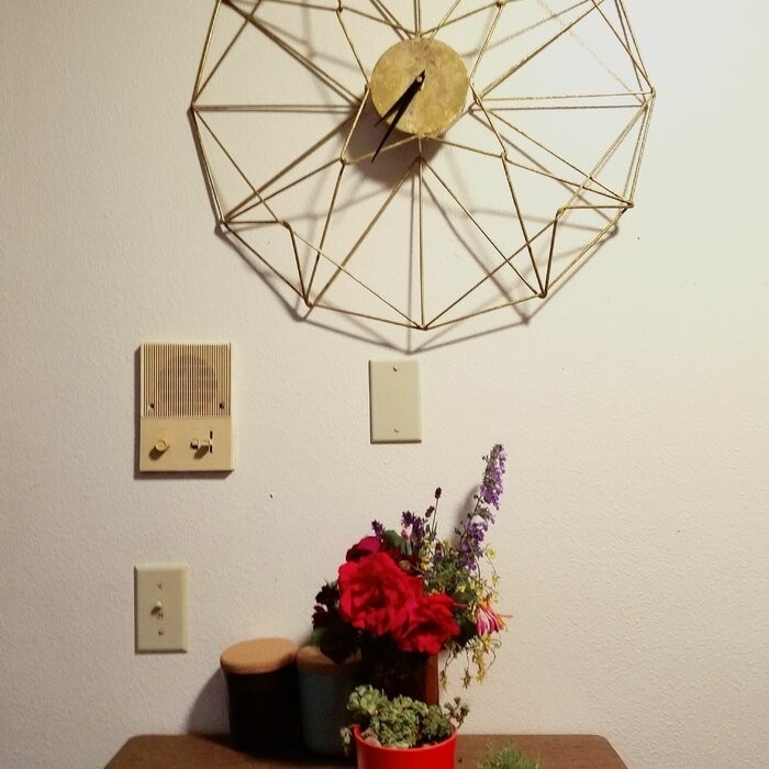 Oversized Huckstep 24" Wall Clock