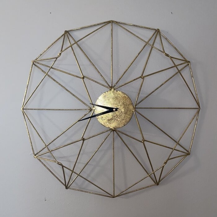 Oversized Huckstep 24" Wall Clock