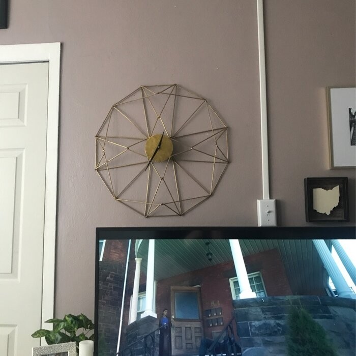 Oversized Huckstep 24" Wall Clock