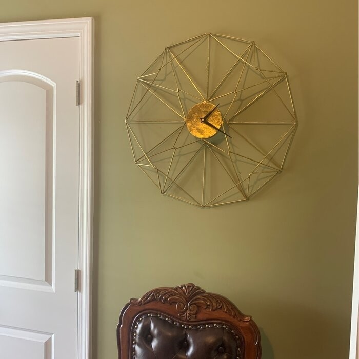 Oversized Huckstep 24" Wall Clock