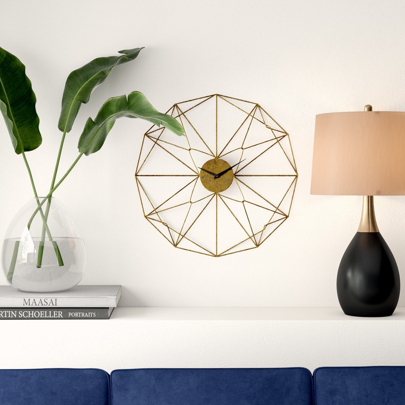 Oversized Huckstep 24" Wall Clock