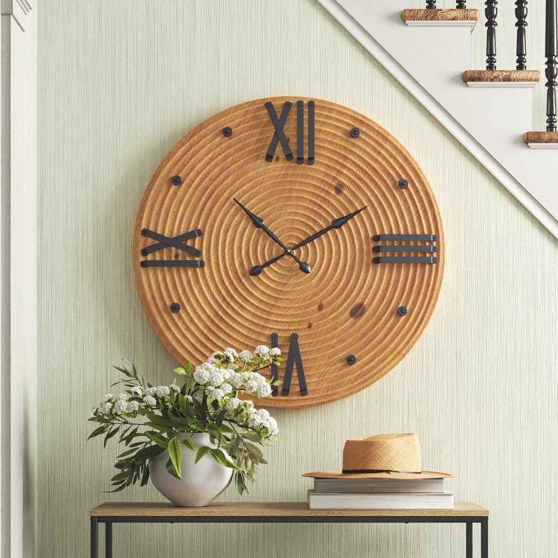 Oversized Nettleton 35.5" Wall Clock