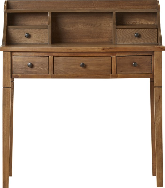Paignt Secretary Desk with Hutch