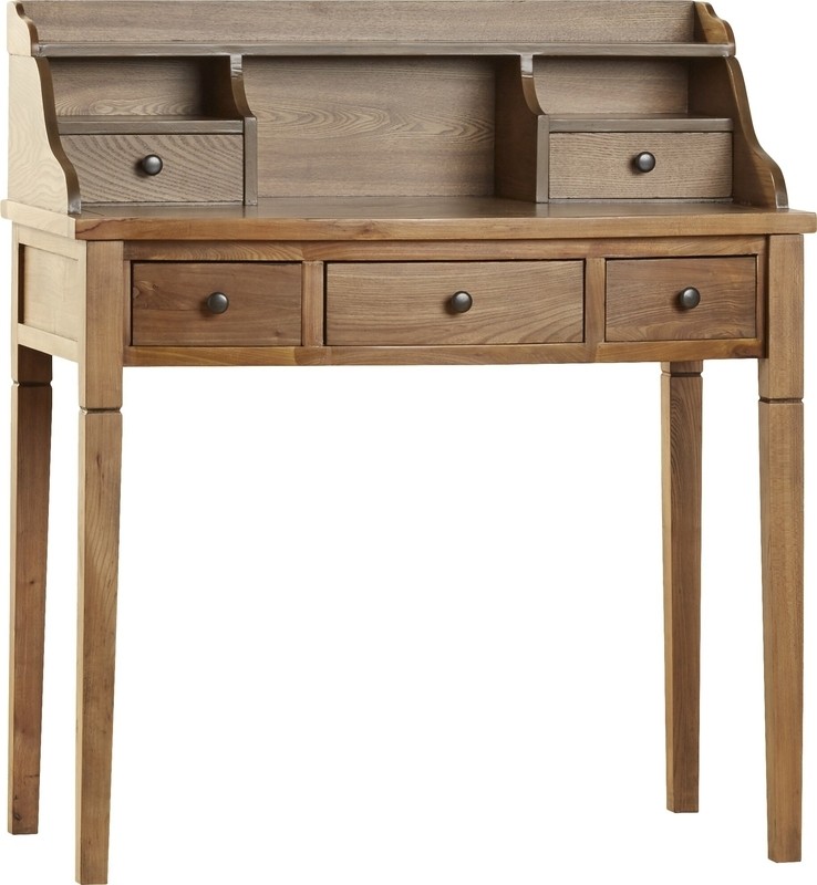 Paignt Secretary Desk with Hutch