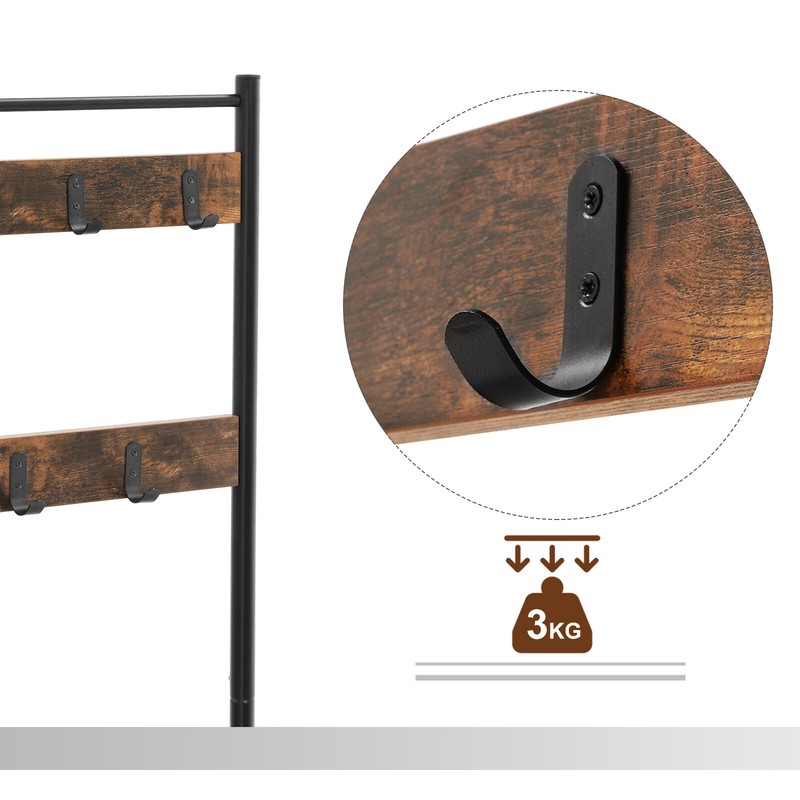 Parke 27.6'' Wide Hall Tree with Bench and Shoe Storage