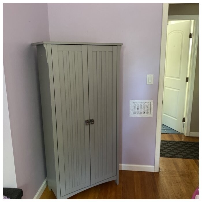 Pernell 31'' W x 16'' D Free-Standing Bathroom Cabinet