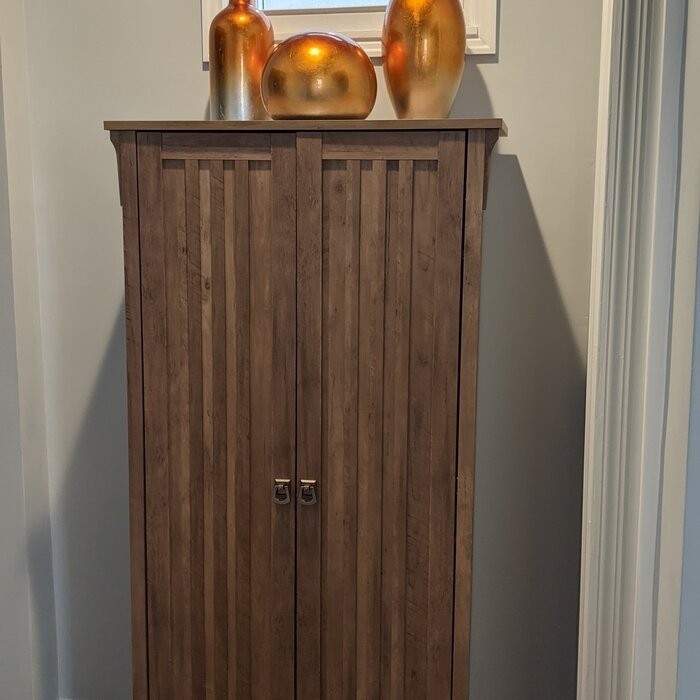 Pernell 31'' W x 16'' D Free-Standing Bathroom Cabinet