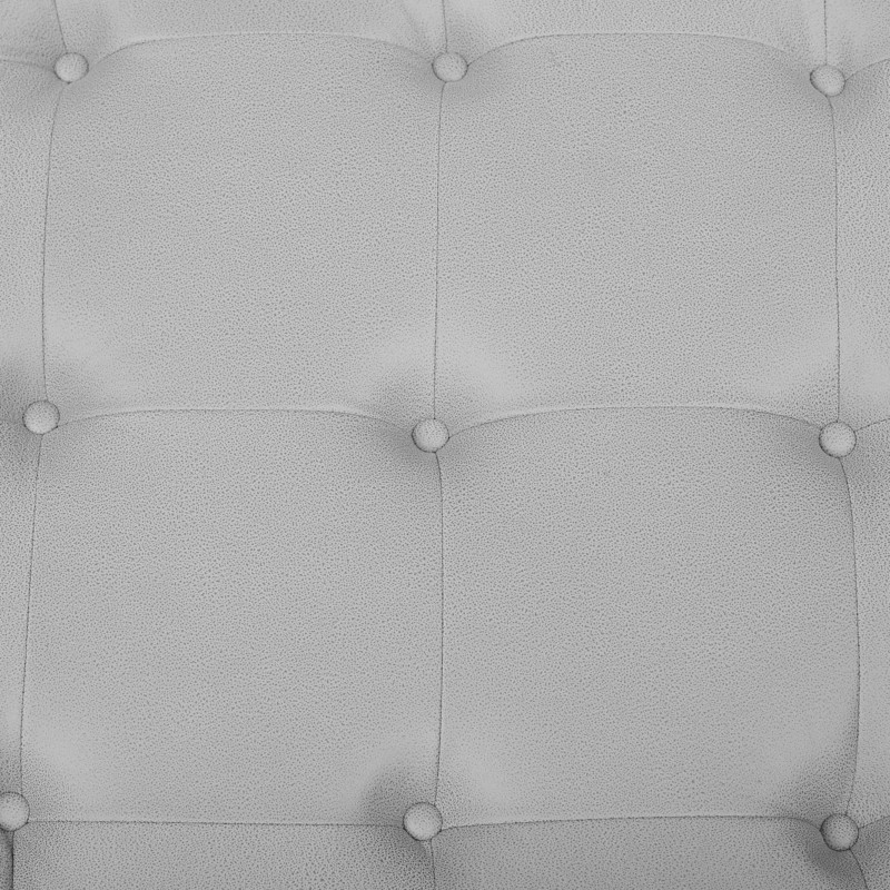 Posner 36'' Wide Faux Leather Tufted Round Storage Ottoman with Storage