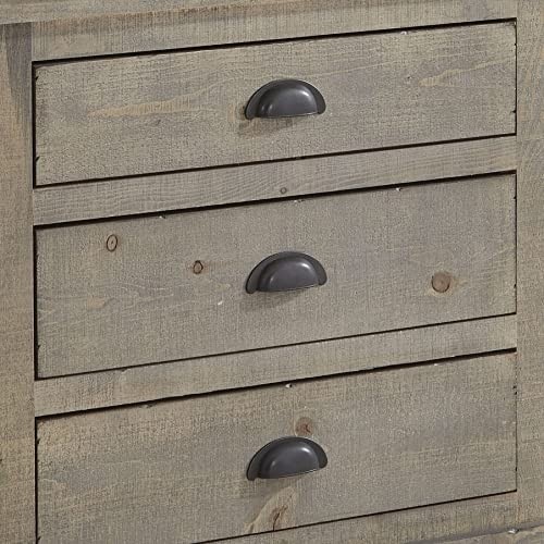 Progressive Furniture Willow Nightstand, Weathered Gray