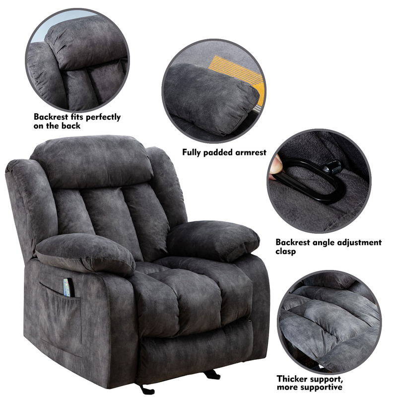 Reclining Heated Massage Chair