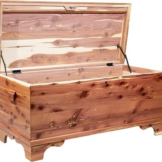 Large Solid Wood Cedar Hope Chest from DutchCrafters Amish Furniture