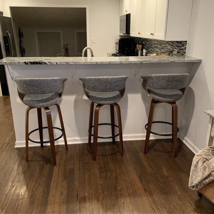 Remmers Swivel 29.73" Bar Stool