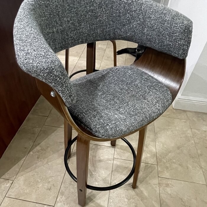 Remmers Swivel 29.73" Bar Stool