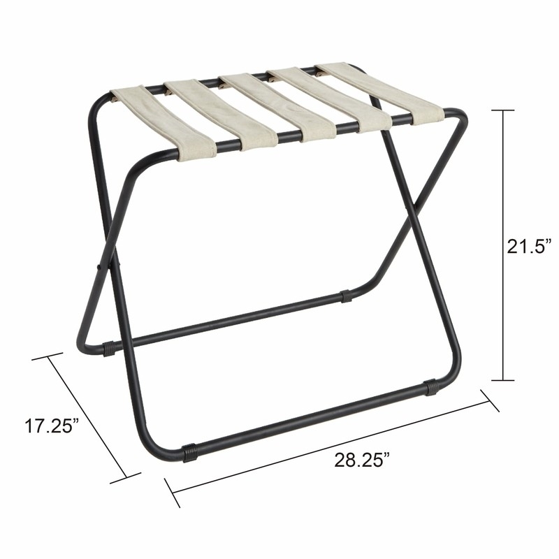 Rhys Folding Metal Luggage Rack