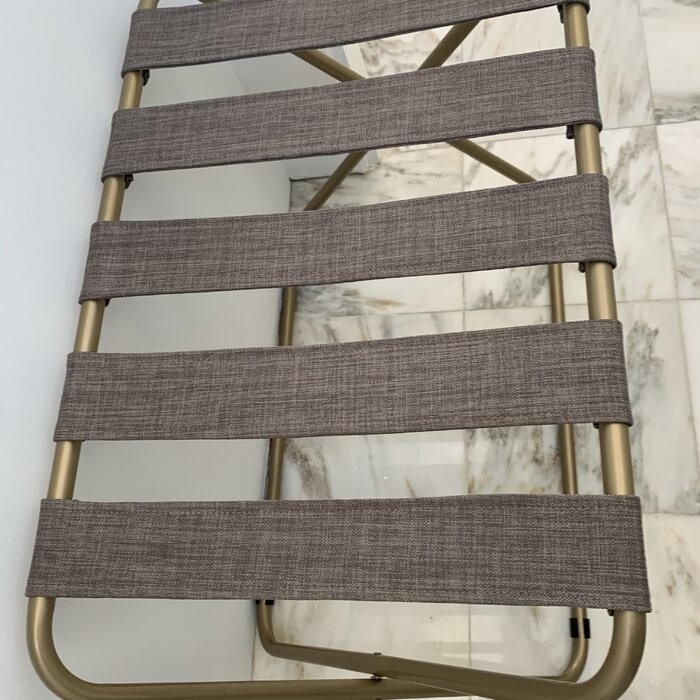 Rhys Folding Metal Luggage Rack