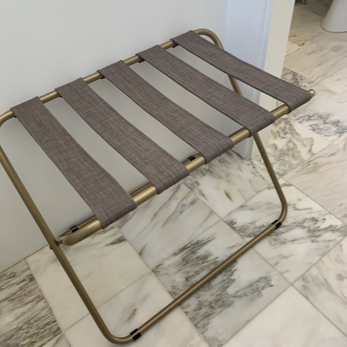 Rhys Folding Metal Luggage Rack