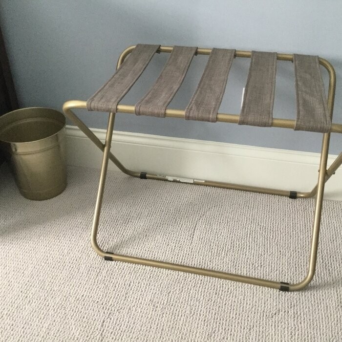Rhys Folding Metal Luggage Rack