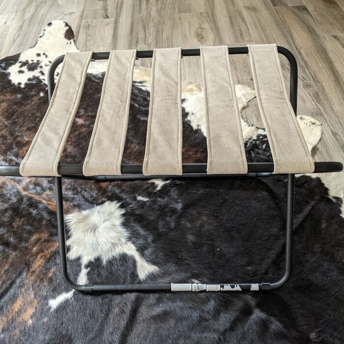 Rhys Folding Metal Luggage Rack
