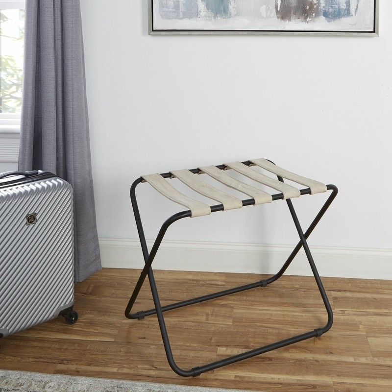 Rhys Folding Metal Luggage Rack